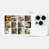 Coques Case-Mate iPhone Collage photo personnalisé 12 (Verso (horizontal))