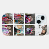 Coques Case-Mate iPhone Collage photo personnalisé 7 (Verso (horizontal))