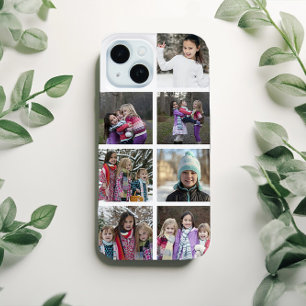 Coque Pour iPhone 15 Collage photo personnalisé 7