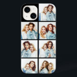 Coque Pour iPhone 14 Collage Photo Personnalisé 7 Photos Carrés Noir<br><div class="desc">Customisez facilement ce montage photo en remplaçant les sept exemples d'images par vos photos carrés préférées. Conservez l'arrière - plan noir ou choisissez une couleur différente en cliquant sur "Customiser plus loin" dans le menu "Personnaliser".</div>
