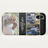 Coques Case-Mate iPhone Collage photo personnalisé Coeurs amoureux (Dos (Horizontal))