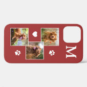 Coques Case-Mate iPhone Collage photo pour animaux de compagnie Chien oran (Verso (horizontal))