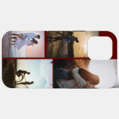 Coques Case-Mate iPhone Collage photo romantique (Verso (horizontal))
