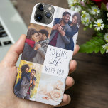 Case-Mate iPhone Case Collage photo romantique Aimer la vie avec vous Bl<br><div class="desc">Photo romantique Boîtier de téléphone pour iphone 11 pro max et beaucoup d'autres modèles, personnalisée avec 4 de vos photos préférées. Le texte dit "aimer la vie avec vous" dans un script élégant et la typographie majuscule ludique. Le modèle photo est configuré pour vous permettre d'ajouter vos photos, en travaillant...</div>