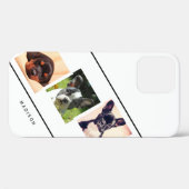Coques Case-Mate iPhone Collage photo simple 3 personnalisé (Verso (horizontal))