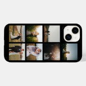 Coques Case-Mate iPhone Collage photo simple moderne (Verso (horizontal))