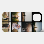 Coques Case-Mate iPhone Collage photo simple moderne (Verso (horizontal))