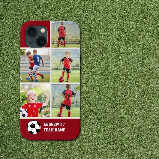 Coques Case-Mate iPhone Collage photos Children's Soccer Team
