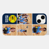 Coques Case-Mate iPhone Collage photos Children's Softball Team Blue (Verso (horizontal))