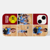 Coques Case-Mate iPhone Collage photos Children's Softball Team Red (Verso (horizontal))