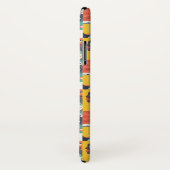 Coques Case-Mate iPhone Collage symbolique africain d'art (Dos/Droite)