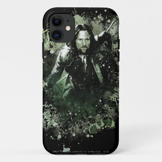 Coques Case-Mate iPhone Collage vectoriel Greenish Aragorn (Dos)