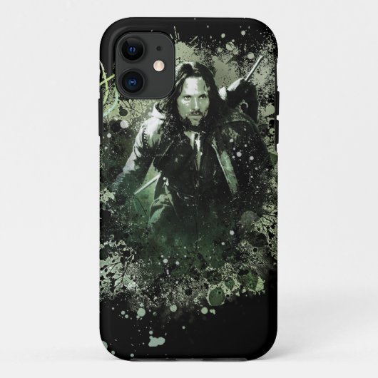 Coques Case-Mate iPhone Collage vectoriel Greenish Aragorn (Dos)