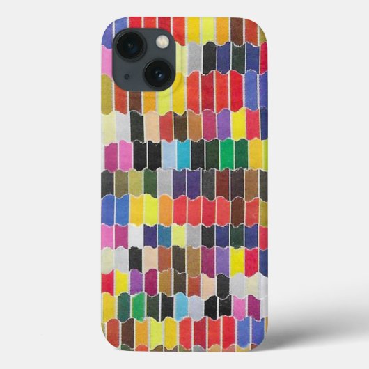 Coques Case-Mate iPhone Collage Verticale Scalloped Swatches (Verso)