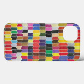 Coques Case-Mate iPhone Collage Verticale Scalloped Swatches (Verso (horizontal))