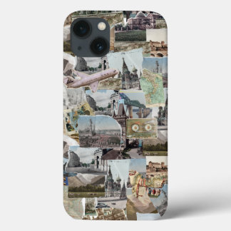 Case-Mate iPhone Case Collage Vintage voyage - Aventures intemporelles