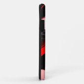 Coques Case-Mate iPhone Collection Abstraite Black & Red Design Premium - (Dos/Droite)