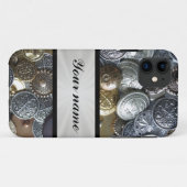 Coques Case-Mate iPhone Collection Bouton métallique (Dos (Horizontal))