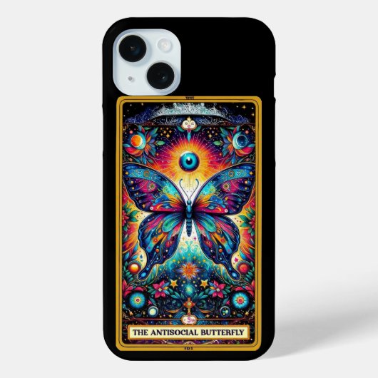 Coques Case-Mate iPhone Collection de cartes antisociales Tarot Papillon (Verso)