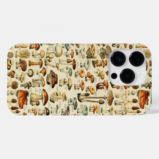Coques Case-Mate iPhone Collection de champignons (Verso (horizontal))