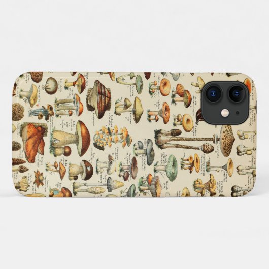 Coques Case-Mate iPhone Collection de champignons (Dos (Horizontal))
