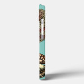 Coques Case-Mate iPhone Collection de coquillages turquoise et de coraux r (Verso / Gauche)