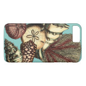 Coques Case-Mate iPhone Collection de coquillages turquoise et de coraux r (Dos (Horizontal))