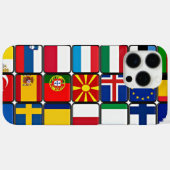 Coques Case-Mate iPhone Collection de drapeaux internationaux, drapeaux du (Verso (horizontal))