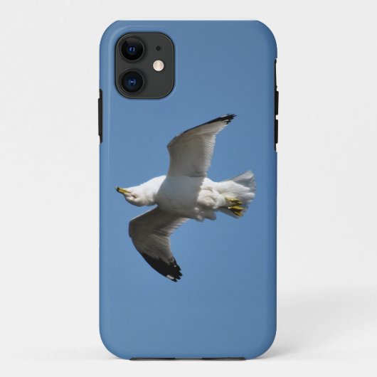 Coques Case-Mate iPhone Collection de la faune du goéland volant à l'enver (Dos)