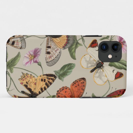 Coques Case-Mate iPhone Collection de la papillon Moth Nature Dessin (Dos (Horizontal))