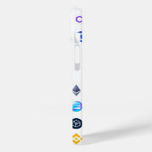 Coques Case-Mate iPhone Collection de logo Crypto Currency (Verso / Gauche)