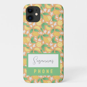 Case-Mate iPhone Case Collection de Motifs de paniers de fruits - Citron