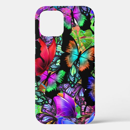 Coques Case-Mate iPhone collection de papillons lumineux (Verso)