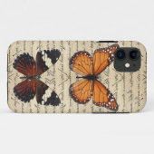 Coques Case-Mate iPhone Collection de papillons vintages (Dos (Horizontal))