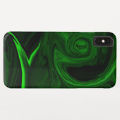 Coques Case-Mate iPhone collection de pierres de malachite vert texture (Dos (Horizontal))