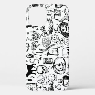 Case-Mate iPhone Case Collection Doodles Halloween, Style Vintage.