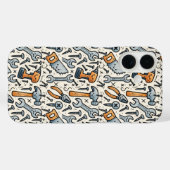 Coques Case-Mate iPhone Collection d'outils DIY Doodle Art (Verso (horizontal))