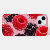 Coques Case-Mate iPhone Collection été. Bright Berries par Natasha Us (Verso (horizontal))