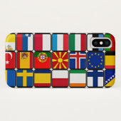 Coques Case-Mate iPhone Collection internationale de drapeaux, drapeaux du (Dos (Horizontal))