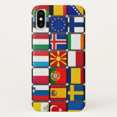 Coques Case-Mate iPhone Collection internationale de drapeaux, drapeaux du (Dos)