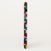 Coques Case-Mate iPhone Collection internationale de drapeaux, drapeaux du (Dos/Droite)