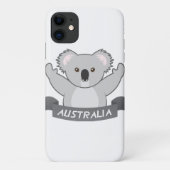 Coques Case-Mate iPhone collection koala ours Cool Koala, Support Austral (Dos)
