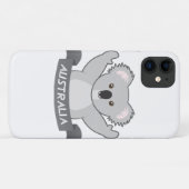Coques Case-Mate iPhone collection koala ours Cool Koala, Support Austral (Dos (Horizontal))