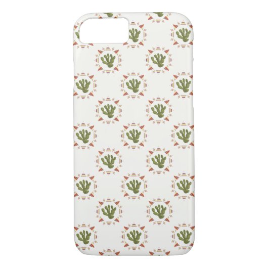 Coques Case-Mate iPhone Collection Llamarama | Cercle de cactus (Dos)