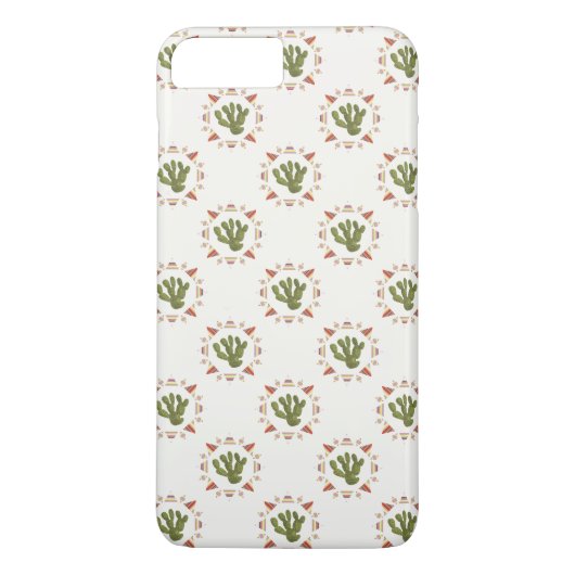 Coques Case-Mate iPhone Collection Llamarama | Cercle de cactus (Dos)