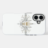 Coques Case-Mate iPhone Collection Noir & Or (Verso (horizontal))