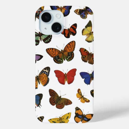 Coques Case-Mate iPhone Collection papillon (Verso)