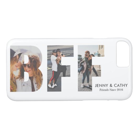 Coques Case-Mate iPhone Collection photo BFF moderne Meilleur Amis Amitié (Dos (Horizontal))