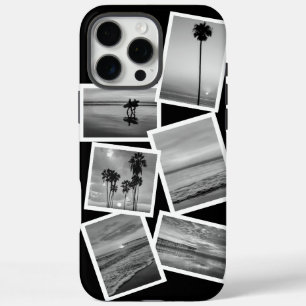 Coques iPhone 16 Pro Max Collection photo créative moderne en noir et blanc