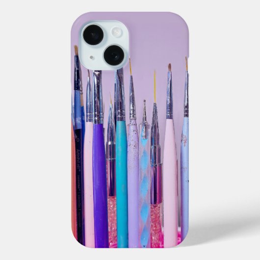 Coques Case-Mate iPhone Collection Pinceau d'art à ongles (Verso)
